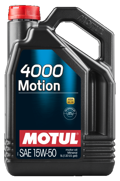 Huile moteur 4000 MOTION 15W50 5L