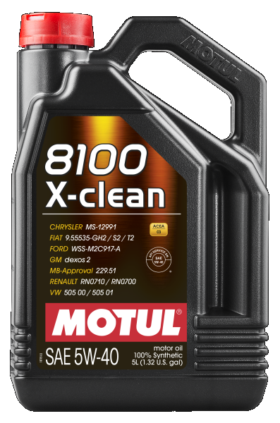 Huile Moteur 8100 X-CLEAN 5W40 MOTUL 5L
