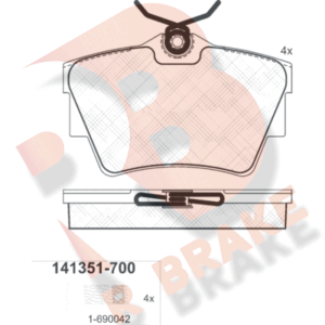 Kit de plaquettes de frein, frein à disque