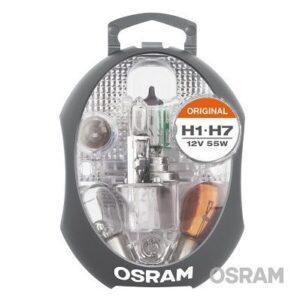MINIBOX H7 et H1, 5 lampes de rechange et 3 fusibles plats