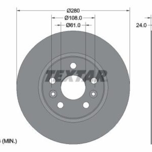 Jeu de 2 Disques de frein