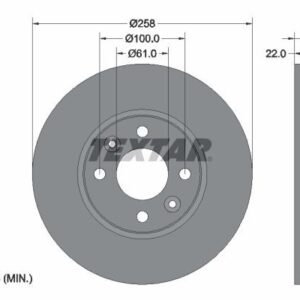 Jeu de 2 Disques de frein