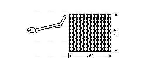 Evaporateur climatisation
