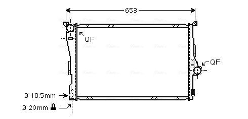 Radiateur, refroidissement du moteur