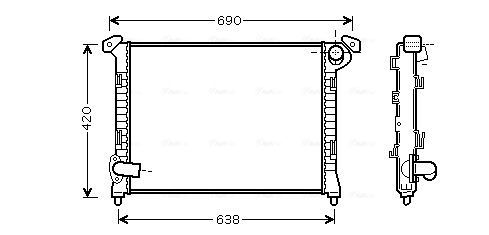 Radiateur, refroidissement du moteur