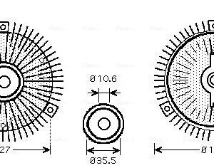 Embrayage, ventilateur de radiateur