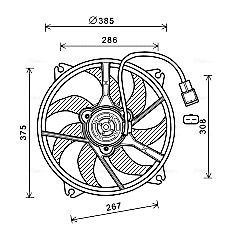 Ventilateur, refroidissement du moteur