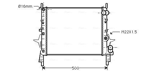Radiateur, refroidissement du moteur