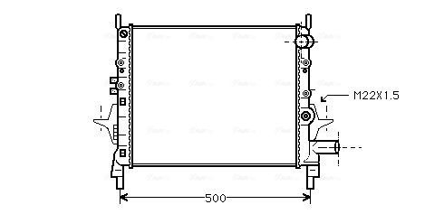 Radiateur, refroidissement du moteur