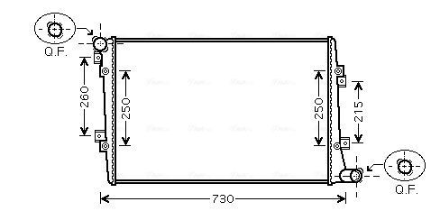 Radiateur, refroidissement du moteur