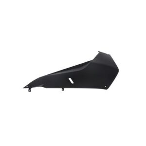 Bas de caisse droit noir mat - Yamaha 500 Tmax 2008 à 2011