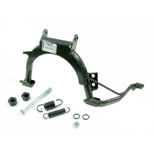 Béquille centrale adapt - Piaggio 50, 125 Fly 4t / Piaggio 125 Zip 4t - Noir - Buzzetti (Oem : 600320 / 601708)