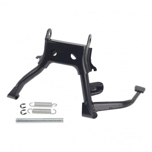 BEQUILLE CENTRALE ADAPT - PIAGGIO 50 TYPHOON 2010-2016 / APRILIA 50 SR MOTARD 2012-2016 2T - NOIR (OEM : 666302) H: 200MM