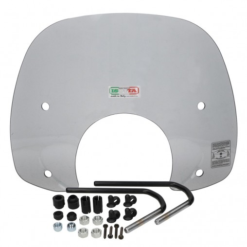 Bulle Pare brise adapt - Vespa 50, 125 Lx, Primavera - fumé
