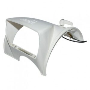 Capot De Phare Cyclo Adaptable Solex 3800 Blanc (Sans Optique)