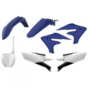 Carenage moto mx - Yamaha 250 yzf 2019 à 2022, 450 yzf 2018 à 2022 bleu yam/blanc -Polisport-