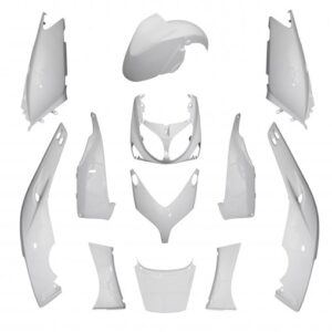 Kit carénage 12 pièces blanc - Yamaha 500 Tmax 2001 à 2007