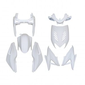 Kit carénage 8 pièces blanc - Nitro, Aerox 1997 à 2012
