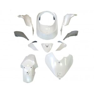 CARROSSERIE/CARENAGE ADAPT - HONDA 125 SH - 2009-2012 BLANC (10 PIECES)