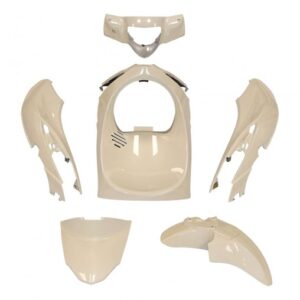 CARROSSERIE/CARENAGE ADAPT - PIAGGIO 50, 125 LIBERTY - 2015 à 2023 (6 PIECES) BLANC PERLE