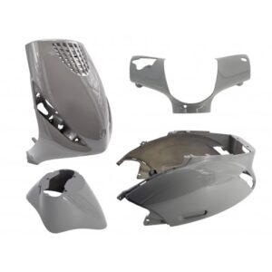 Carrosserie/carénage adapt - Piaggio 50 Zip - 4 pièces - Gris Nardo