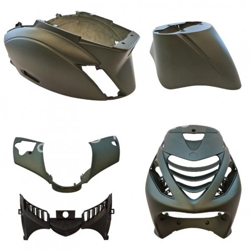 Carrosserie/carénage adapt - Piaggio Zip SP - 2000 à 2025 - 5 pièces - Vert Huracan