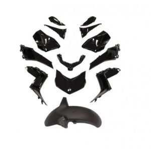 CARROSSERIE/CARENAGE ADAPT - YAMAHA 125, 300 XMAX - 2023 à 2026 - NOIR BRILLANT (13 PIECES)
