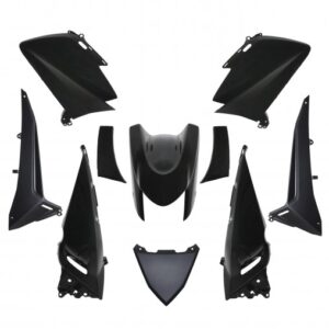 Carrosserie/carénage adapt - Yamaha 530 Tmax 2012  à 2014 - Noir brillant (kit 10 pièces)
