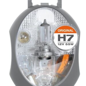 MINIBOX H7, 5 lampes de rechange et 3 fusibles plats