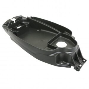 Coffre/compartiment sous selle adapt - Mbk 50 Booster 2004 à 2016 / Yamaha 50 bws 2004 à 2016 - Noir