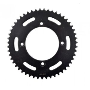 COURONNE MOTO ADAPT. BETA 50 RR 420 53 DTS NOIR (Ø100MM / 4 TROUS)