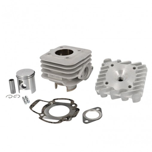 Cylindre Piston Culasse Airsal - Piaggio 50 Zip 2T, Typhoon, Liberty 2T / Vespa Lx 2T / Gilera 50 Stalker -Alu Nikasil-