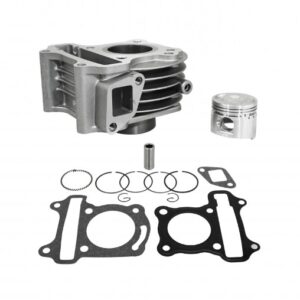 Cylindre, piston et joints adapt 4T - Kymco 50 Agility 4T / Peugeot 50 V-Clic / Sym 50 Orbit I (Axe 13mm)