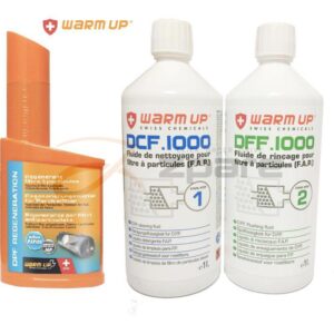 Recharge chimie pour Kit de nettoyage pour filtre à particules (F.A.P), 1 nettoyant + 1 rinçage + 1 additif