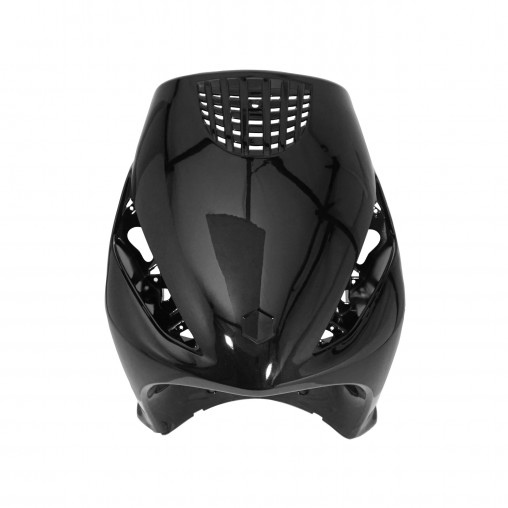 Face avant adapt - Piaggio 50 Zip - 2000 à 2024 - Noir brillant