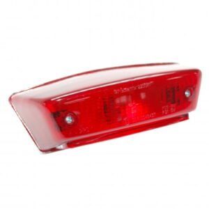 Feu arrière adapt - Mbk 50 Stunt / Yamaha 50 Slider - Rouge (Oem : 5JHH47000000)