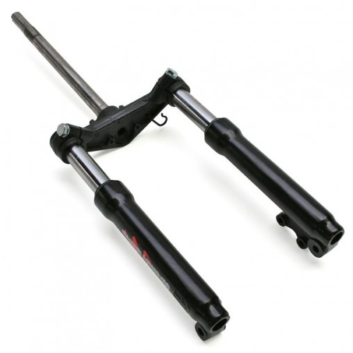 Fourche adapt - Bbk 50 Booster 1999 à 2003 / Yamaha 50 Bws 1999 à 2003 (diam 30mm) (Oem 4VUF310001000)