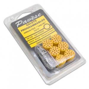 Galet pavèse programmable 19x15 3g à 11g (x6) - Piaggio 50 zip 2t et 4t, typhoon, liberty 2t et 4t, nrg,