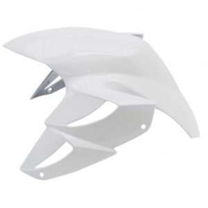 Garde Boue Scoot Av Adaptable Mbk 50 Booster Ng, Rocket-Yamaha 50 Bws Bump, Spy Blanc Brillant