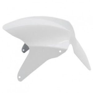 Garde Boue Scoot Av Adaptable Mbk 50 Nitro 1997 à 2012-Yamaha 50 Aerox 1997 à 2012 Blanc Brillant