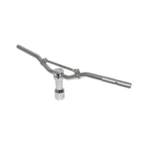 Guidon street alu chromé avec potence - Booster, Bws