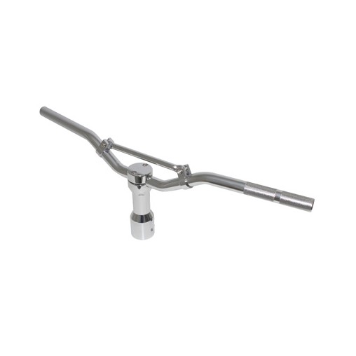 Guidon street alu chromé avec potence - Booster, Bws