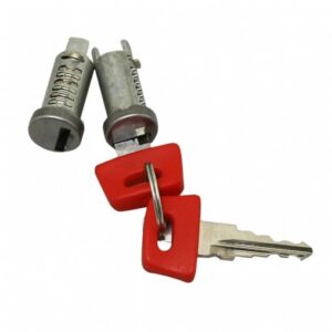 JEU DE CLES AVEC 2 BARILLETS (13 mm) ORIGINE - GILERA 50 STALKER 1998 à 2011 -573785-