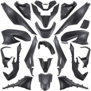 Kit Carrosserie Adaptable Gris Foncé - 21 pièces - Honda 125, 300 Forza - 2018 à 2020