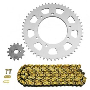 Kit chaine adaptable Derbi 50 senda drd x-treme 2002 à 2005 - 420 14x53 (démultiplication origine) -Afam-