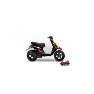 Kit deco autocollant/sticker factory orange - Mbk 50 Booster / Yamaha 50 bws 2004 -Kutvek-