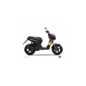 Kit deco autocollant/sticker scoot vintage jaune - Mbk 50 Stunt / Yamaha 50 Slider -Kutvek-