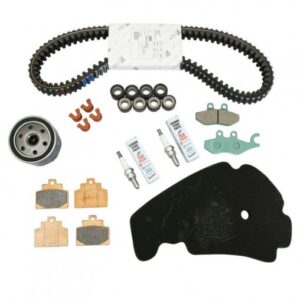 KIT ENTRETIEN ORIGINE - PIAGGIO 500 MP3 ABS MY 2018+MARS-2019 (AVEC PLAQUETTES DE FREIN) -1R000372-