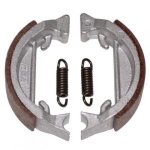 Mâchoire de frein cyclo adapt - Peugeot 103 sp-mvl av et ar (diam 80mm type leleu, 2 ressorts) (vendu a la paire)