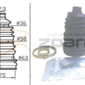 Kit Soufflet de Cardan Universel
